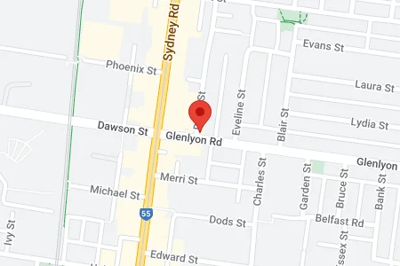 Melbourne Podiatrist Brunswick Foot Clinic Map